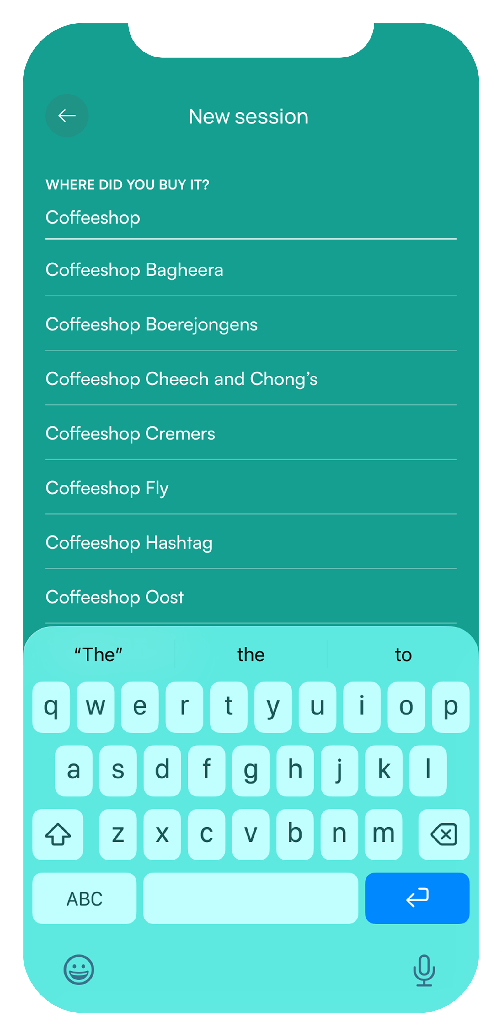 Save your favorite shops